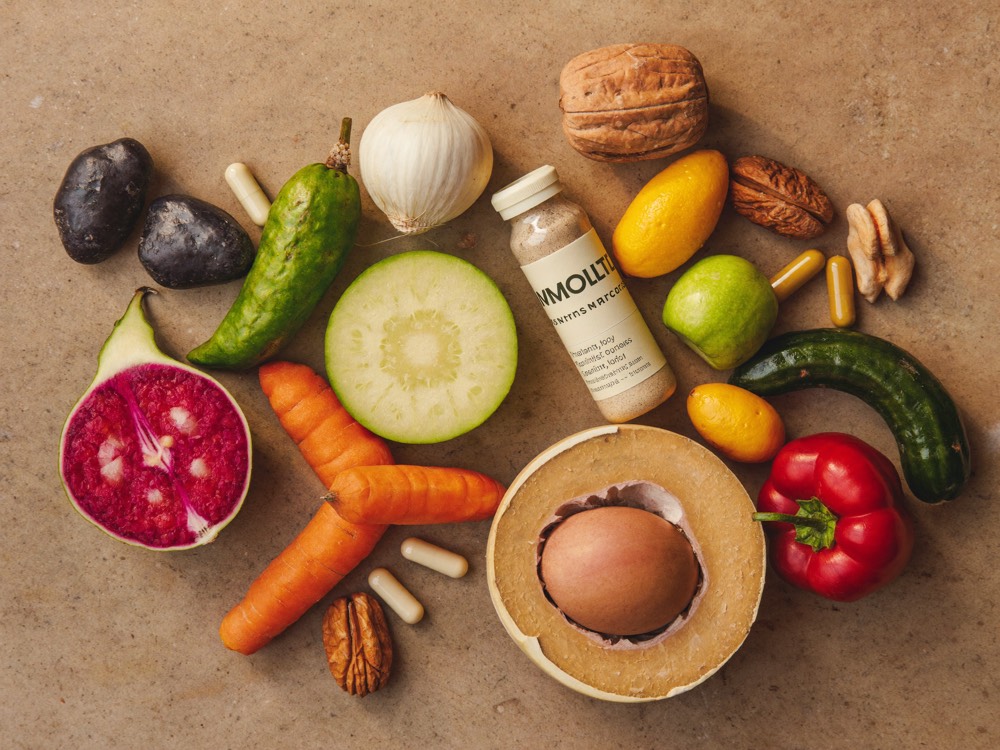 Vegetais, sementes e suplementos